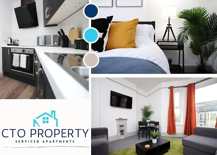 2 Bed Flat Near Stadium With Street Parking By Cto Serviced Apartments