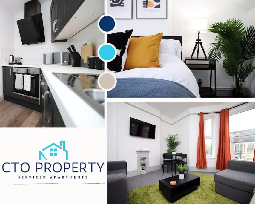 Apartment 2 Bed Flat Near Stadium With Street Parking By Cto Serviced